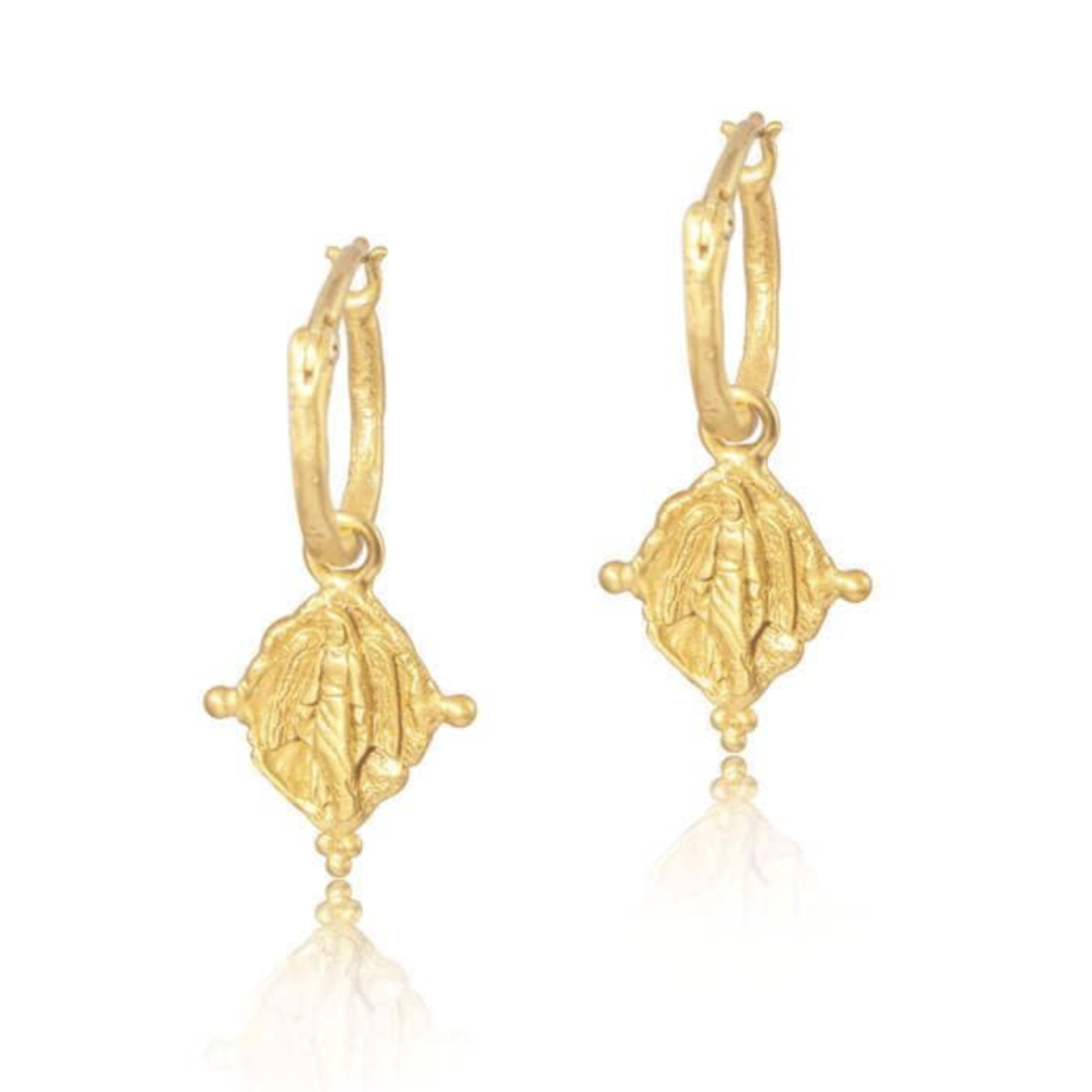 *You Are Loved Earrings · 22K Gold Vermeil