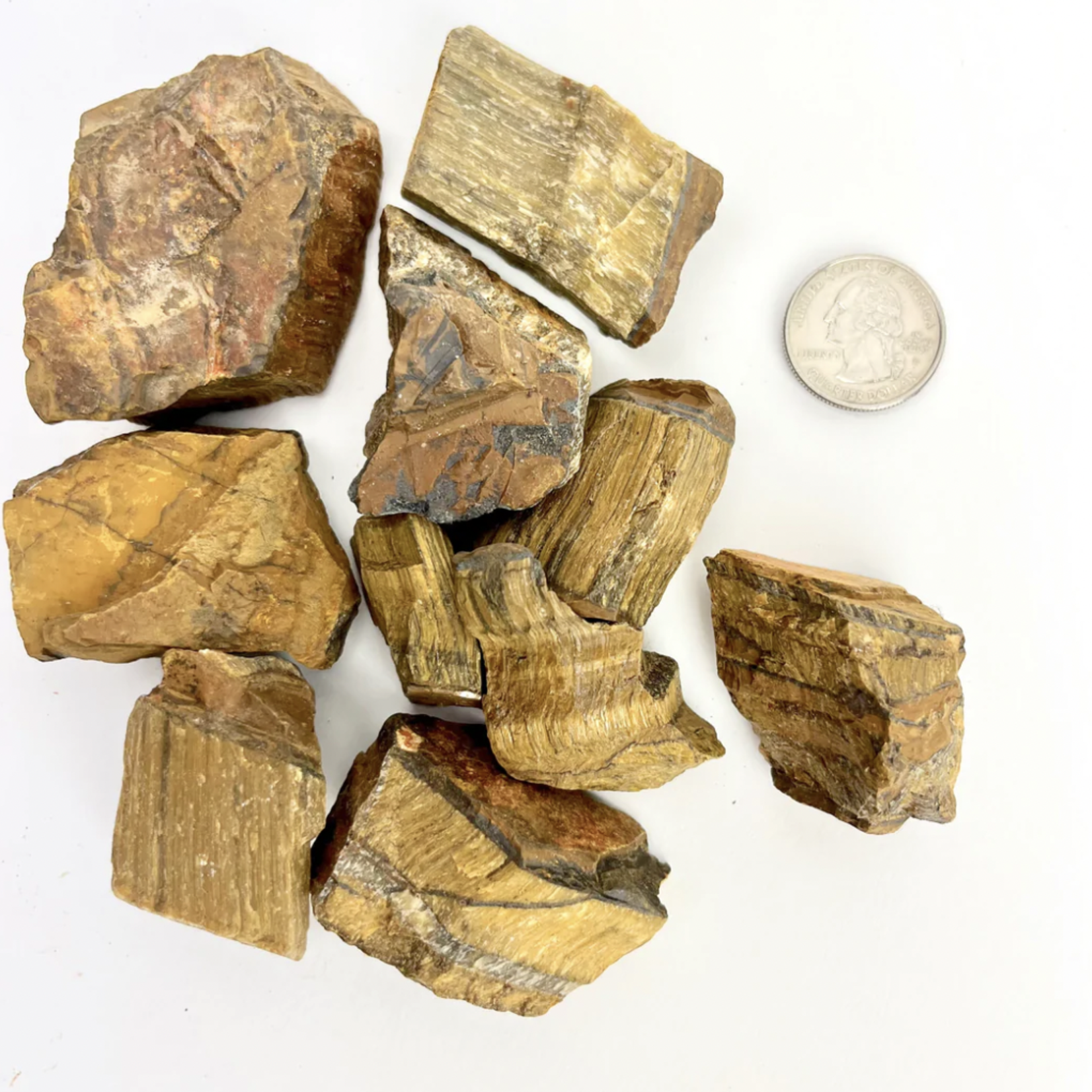 Village - Charleston Tiger Eye | Rough | 30-50mm | South Africa