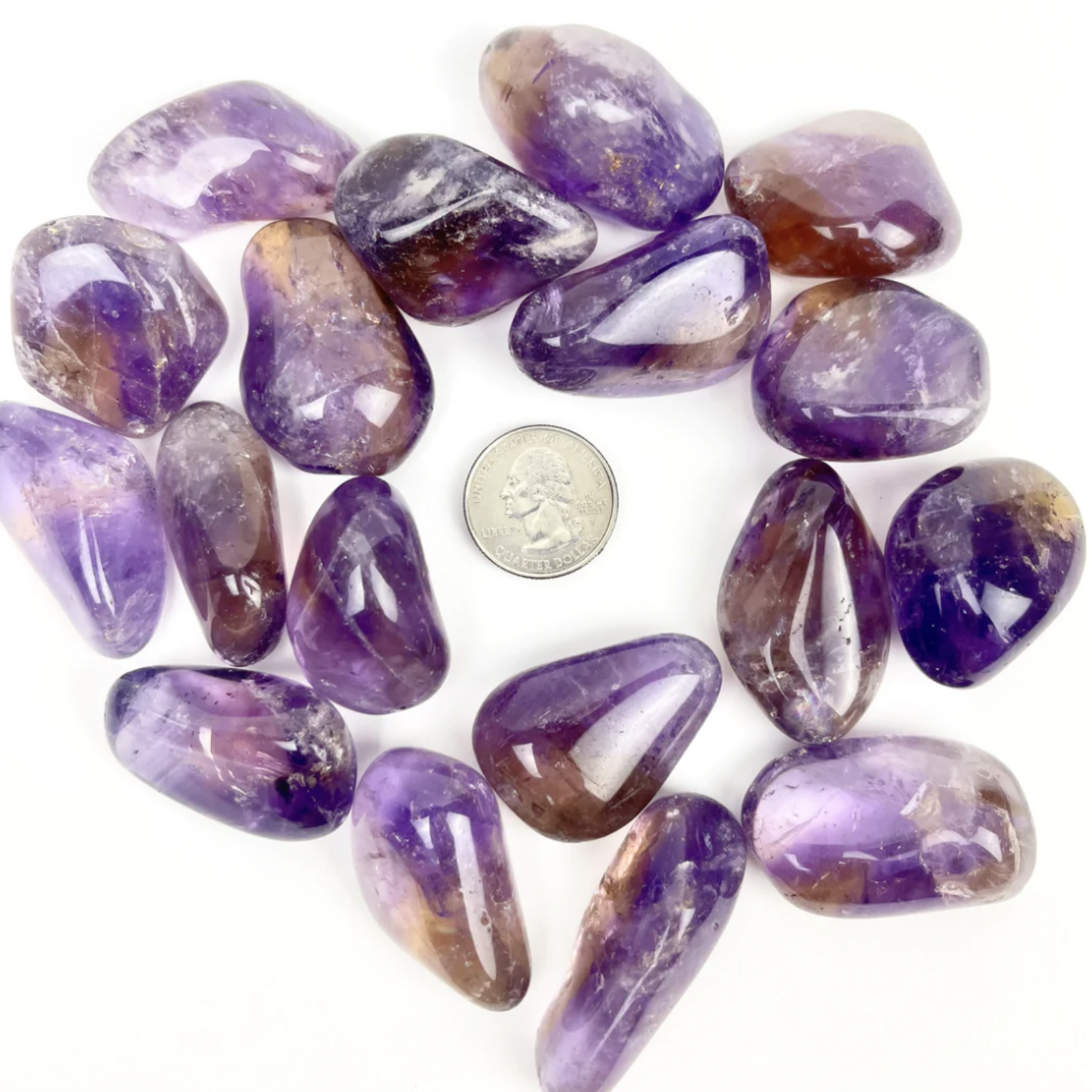 Ametrine Tumbled | 35-50mm | Bolivia