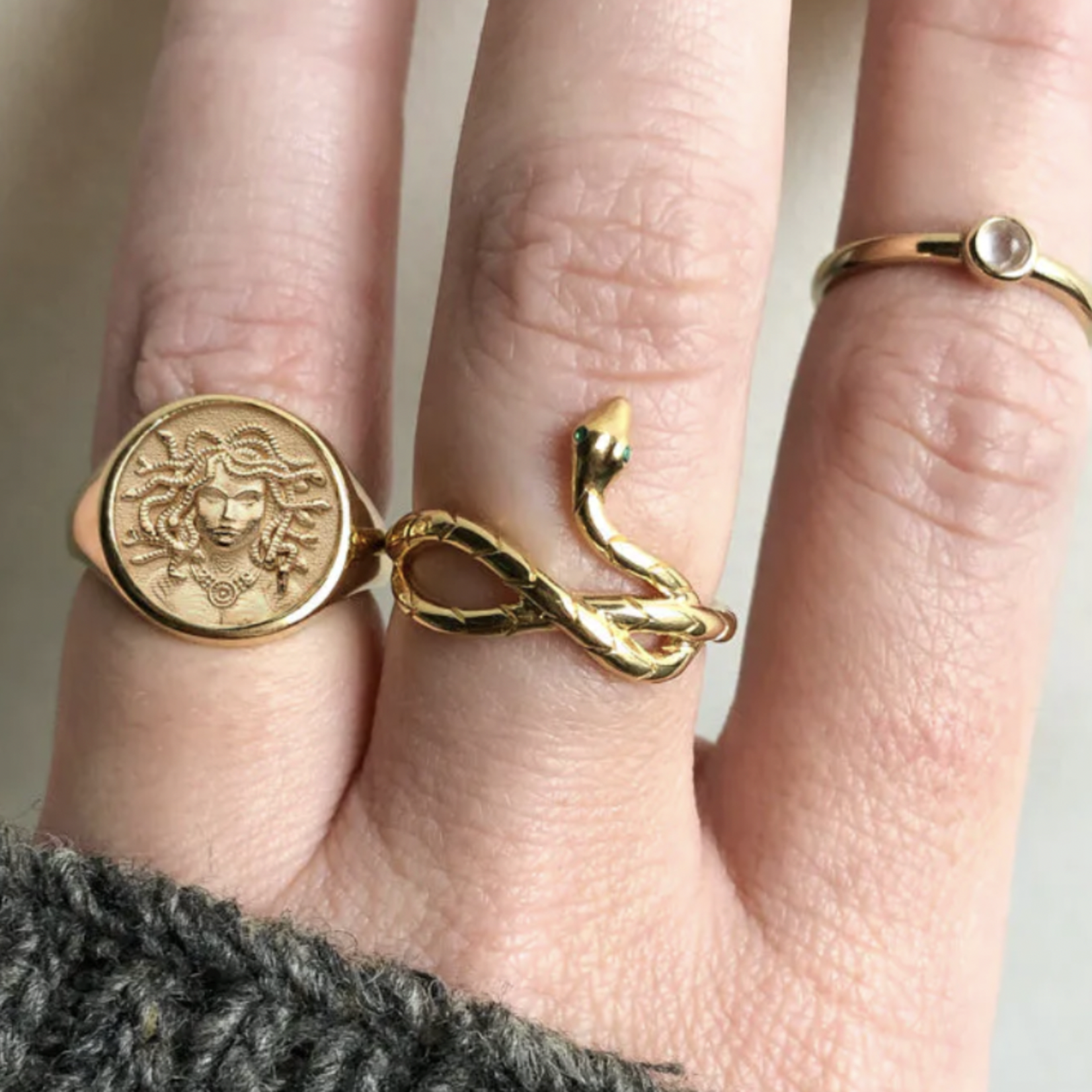 Snake Ring Gold