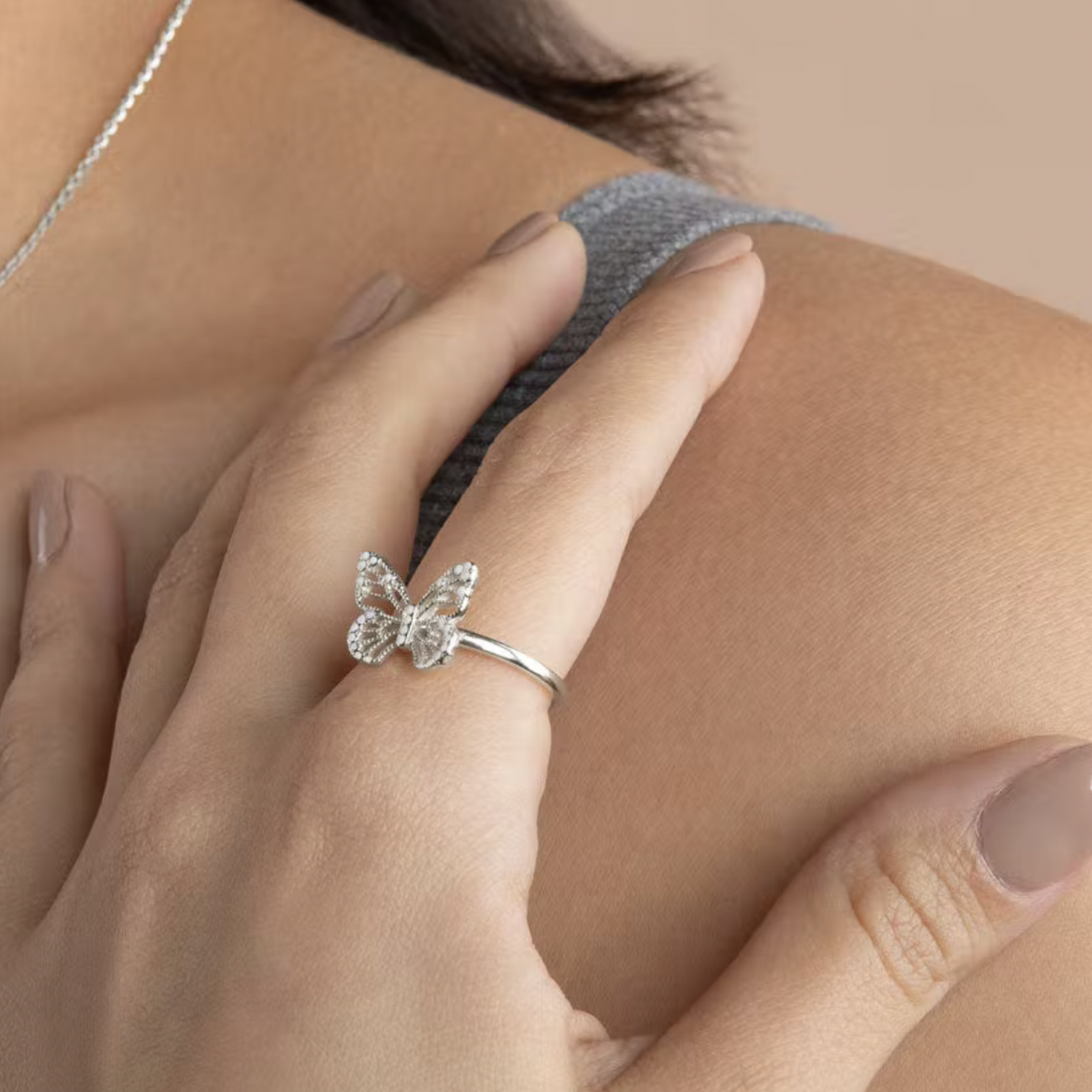 Butterfly Ring · Sterling Silver