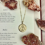 *Brigid · Standard Pendant · 14K Gold Vermeil