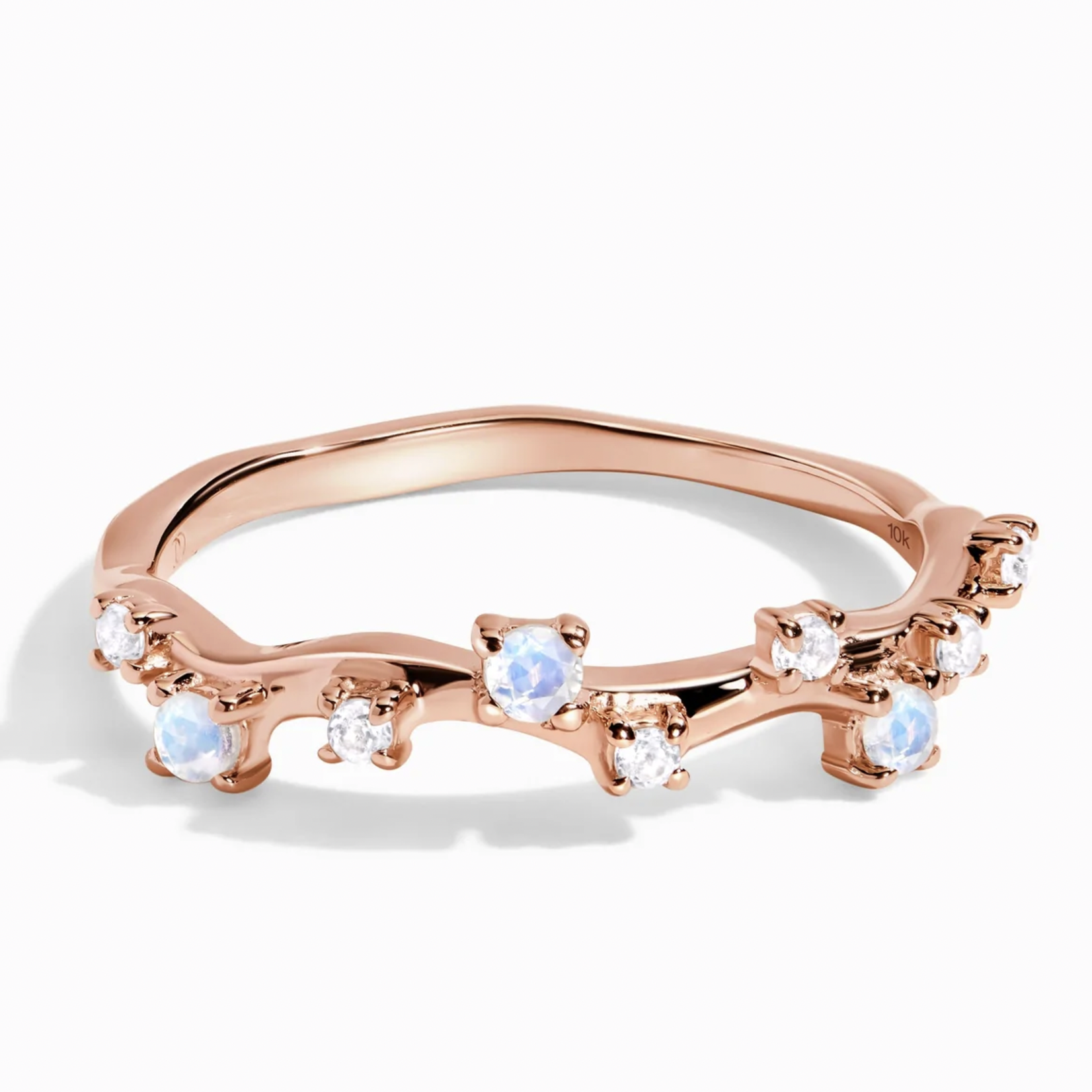 Stardust Band Ring · Rose Gold
