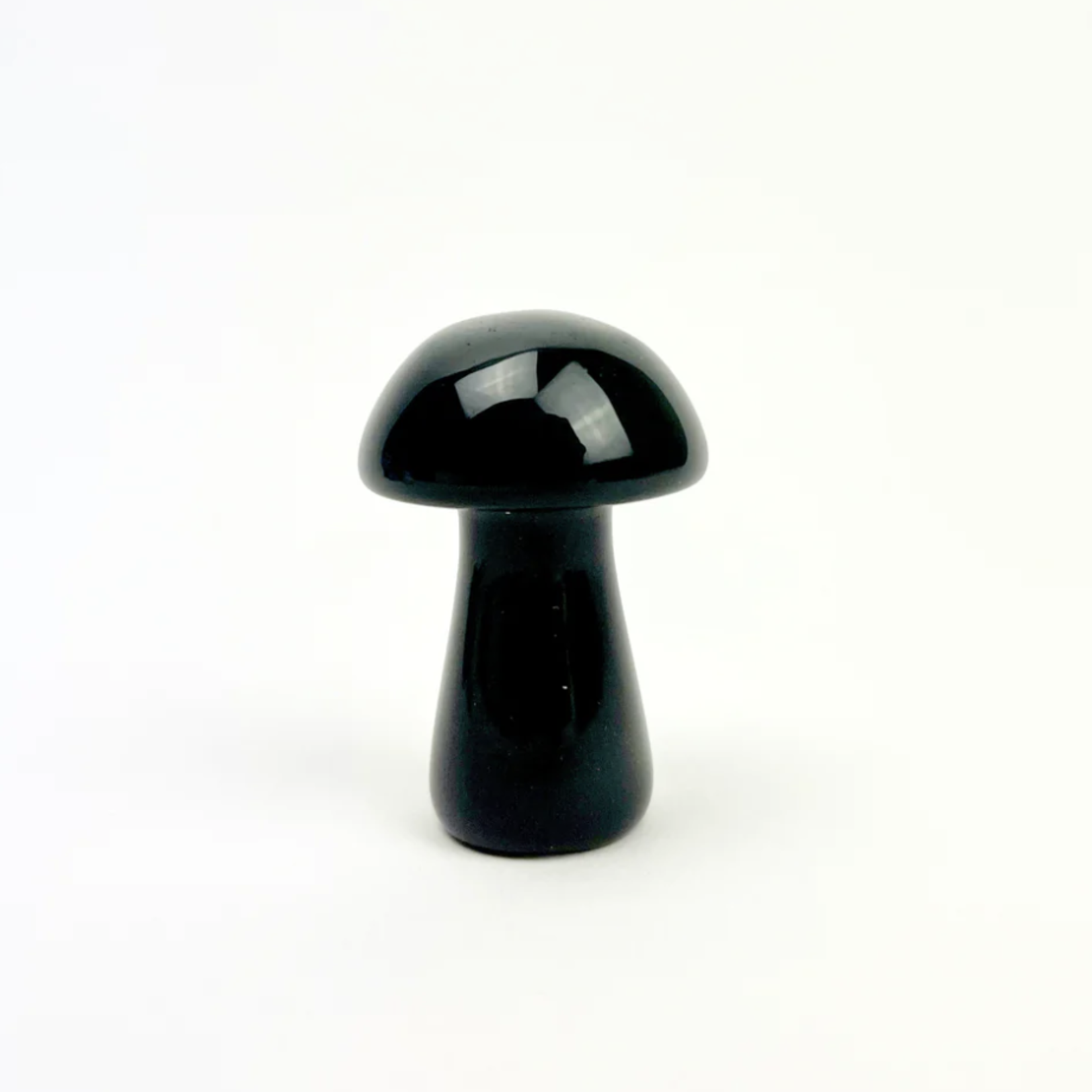 Black Obsidian magic Mushroom Large