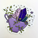 Cup o' Crystals | Vinyl Sticker