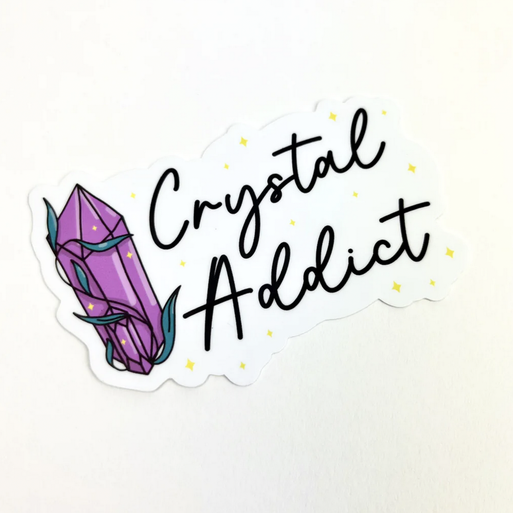 Crystal Addict Vinyl Sticker