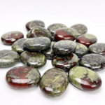 Quasar Gems Dragon Bloodstone | Palm Stone | 35-45mm | Western Australia
