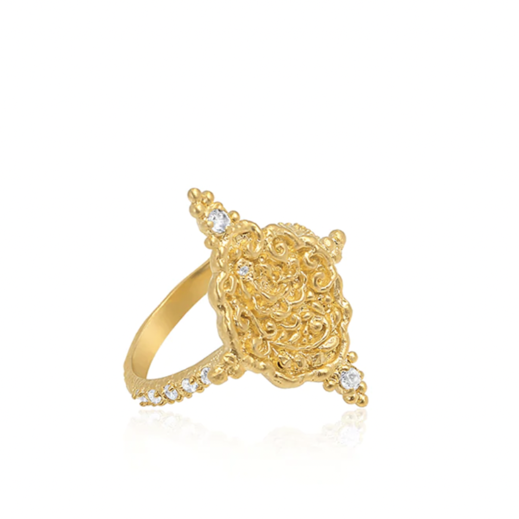 One Day At A Time Ring · 22K Gold Vermeil