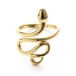Serpent Ring · Gold Plated