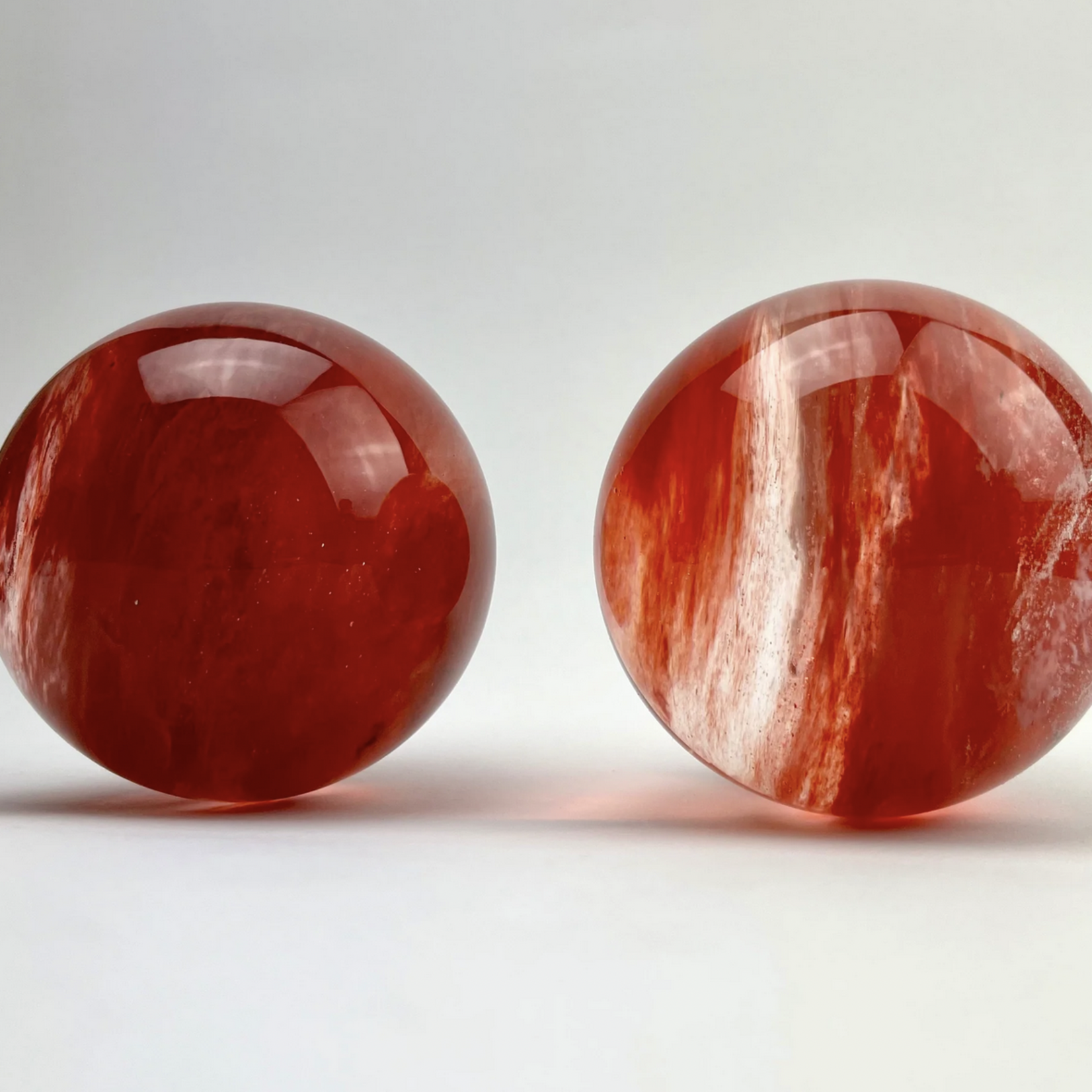Red Cherry Quartz Sphere | 90-95mm