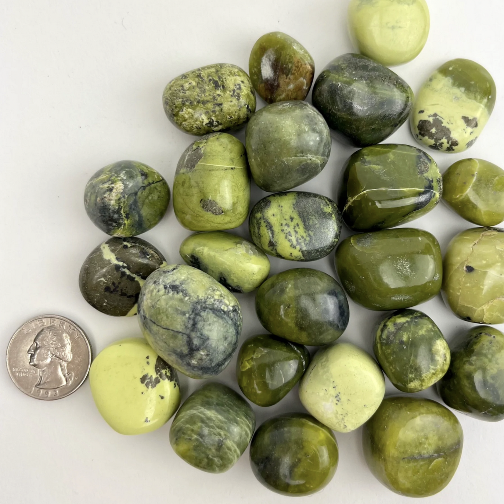 Quasar Gems Serpentine | Tumbled | 20-35mm | Peru