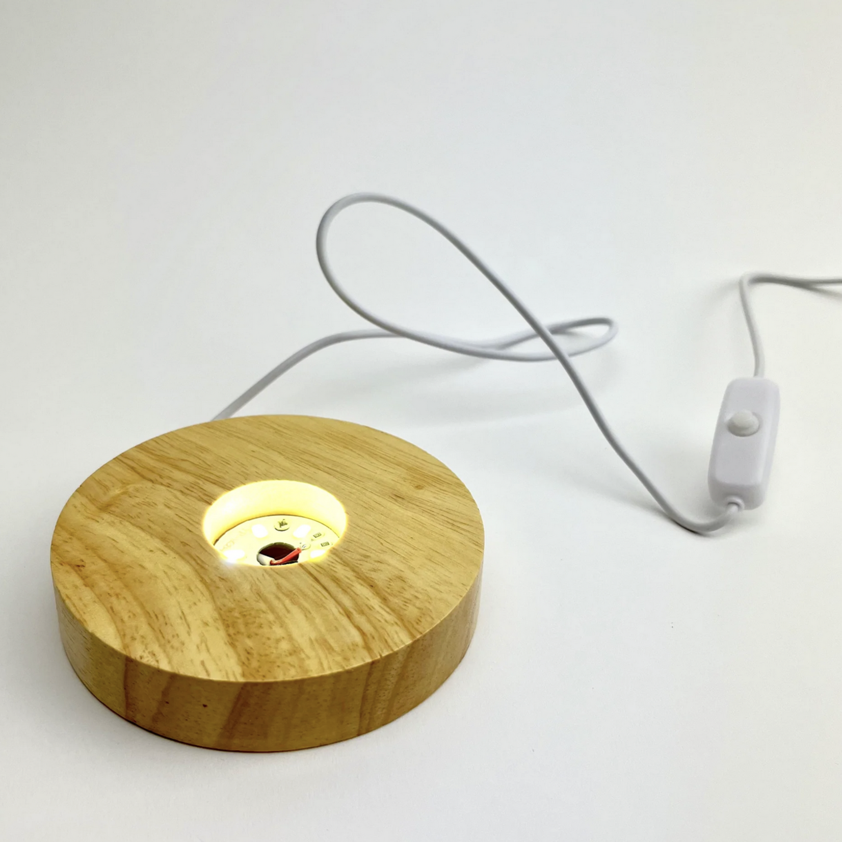 White LED Light Base | 4"