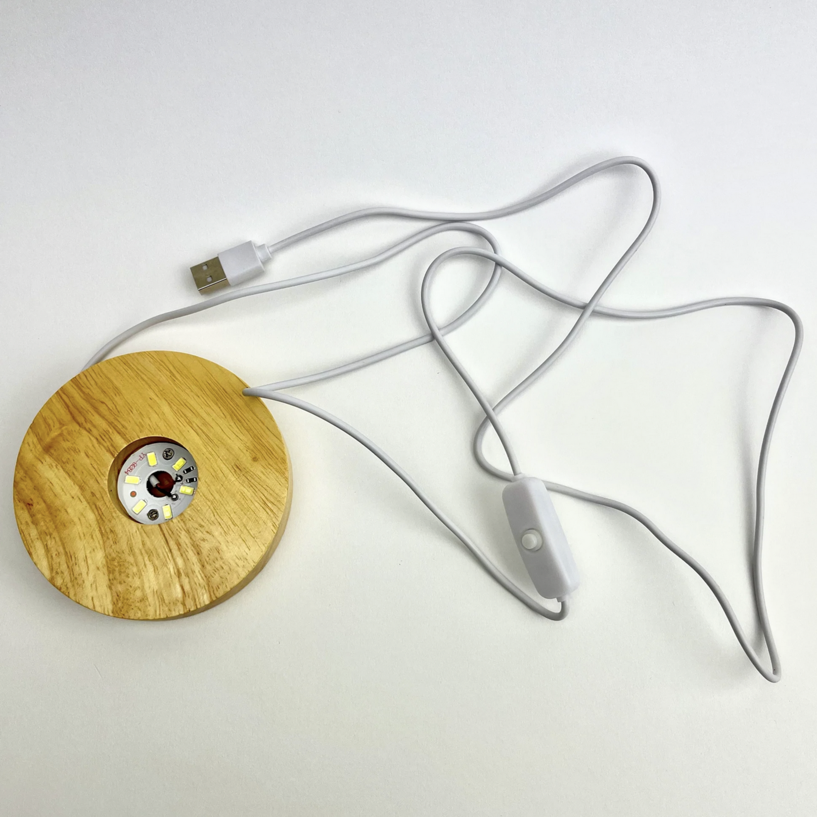 White LED Light Base | 4"