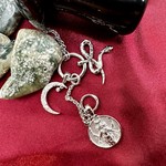 *Mini Snake and Moon Collector Necklace · Sterling Silver