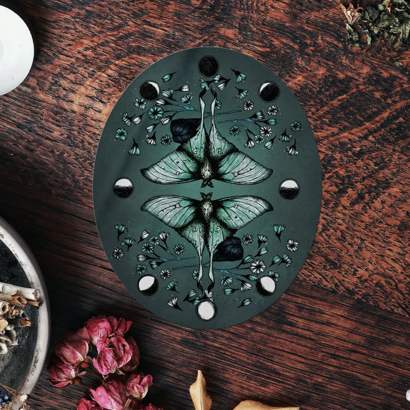 *Luna Moth | Sticker