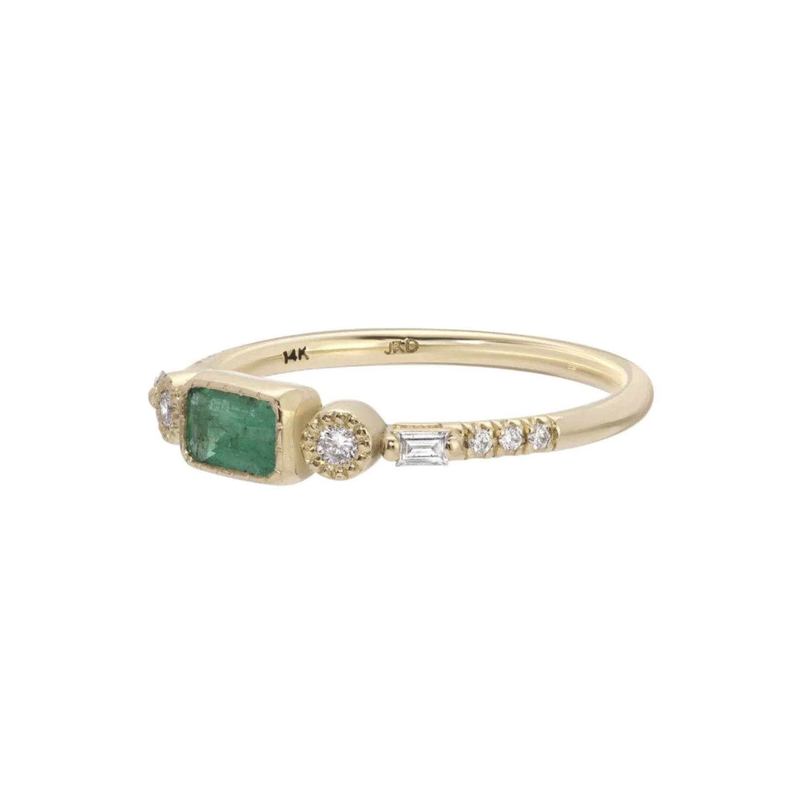 *Emerald Evoke Ring · 14K · 6.5