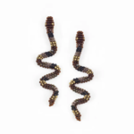 Snake Charmer Beaded Earrings JEA572BR