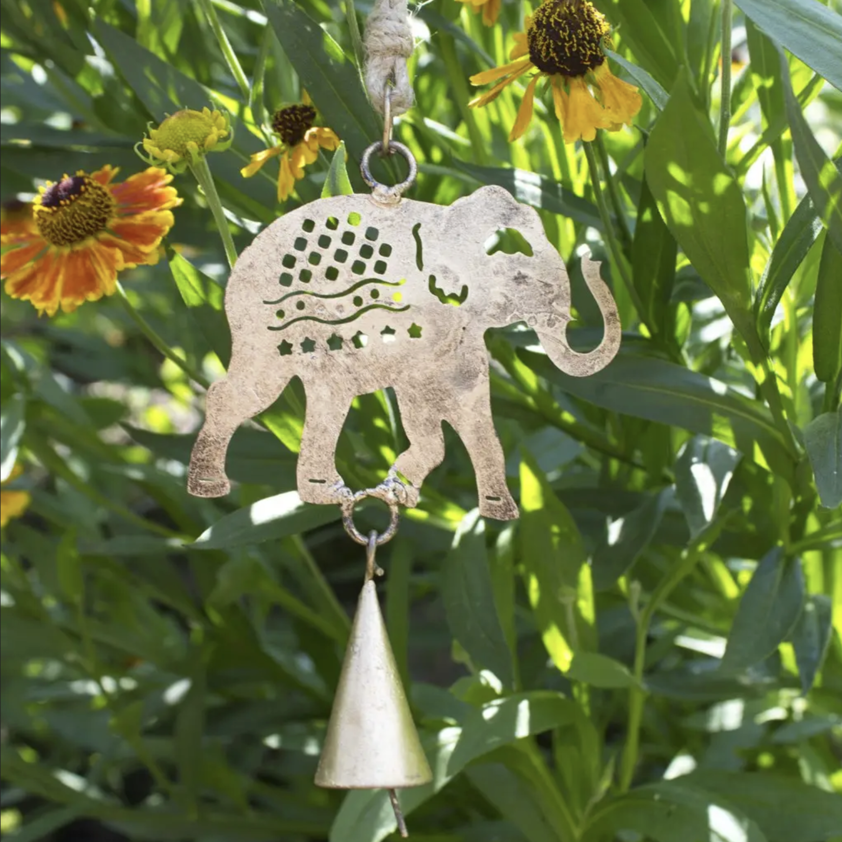 *Mini Cutout Elephant Chime