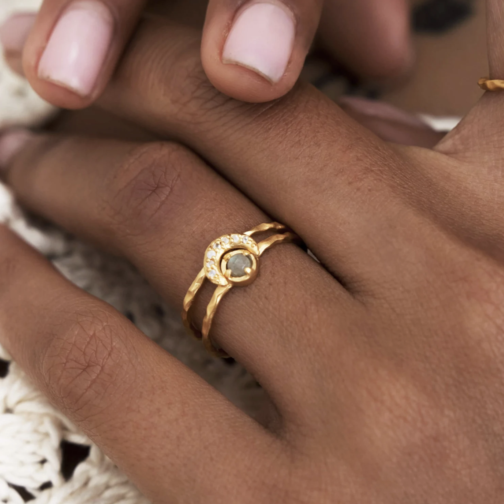 Dreamseed Stack Rings  · 22K Gold Vermeil