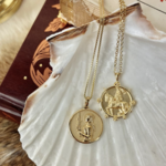 *Special Edition Joan of Arc 16-18" Box Chain Necklace · 14K Gold Vermeil