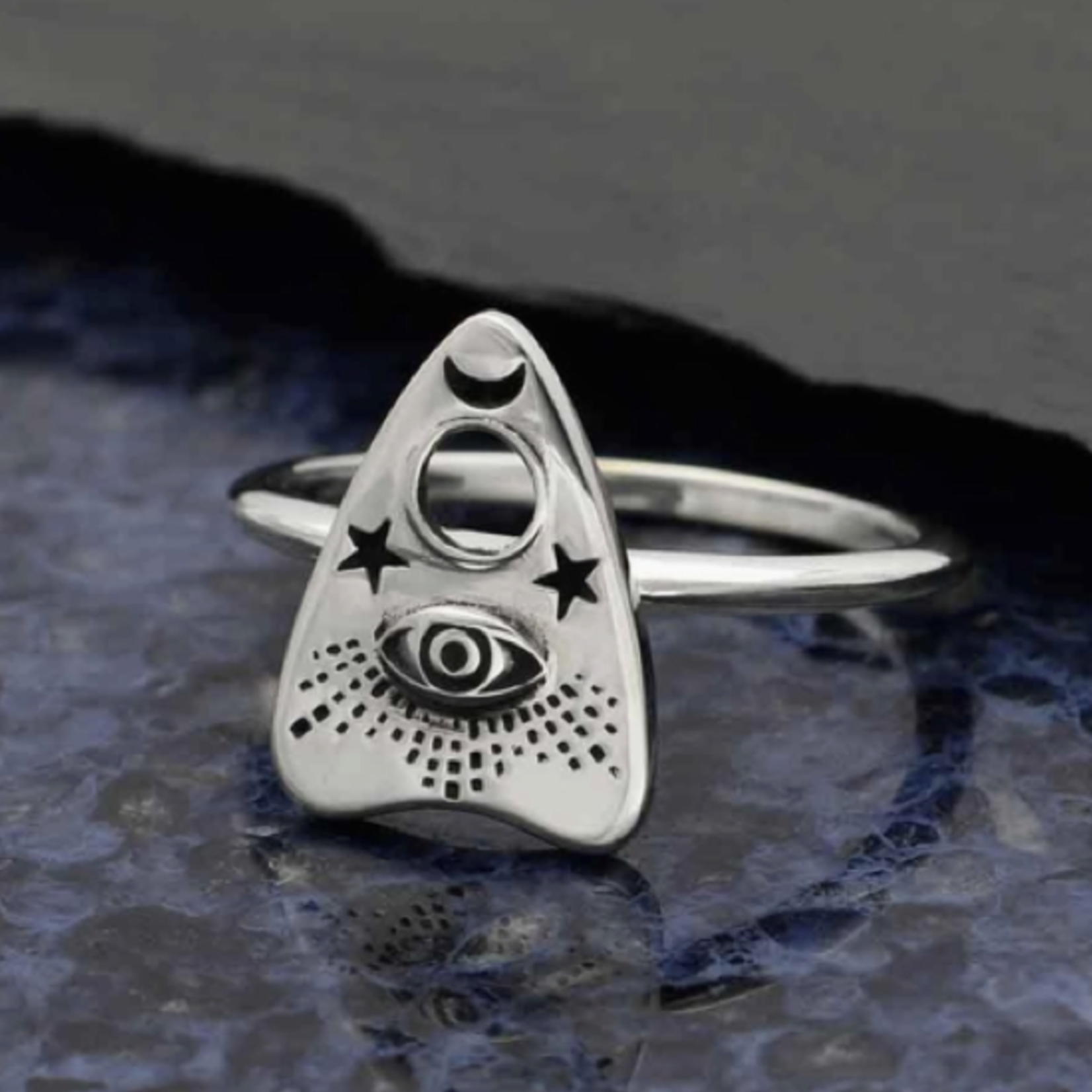 Ouija Planchette Ring · Sterling Silver