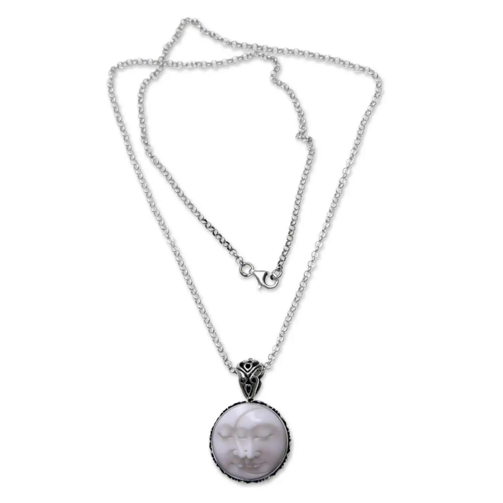 *Moon Romancing Pendant Necklace · Silver