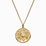 Mini Medusa Pendant Gold Vermeil