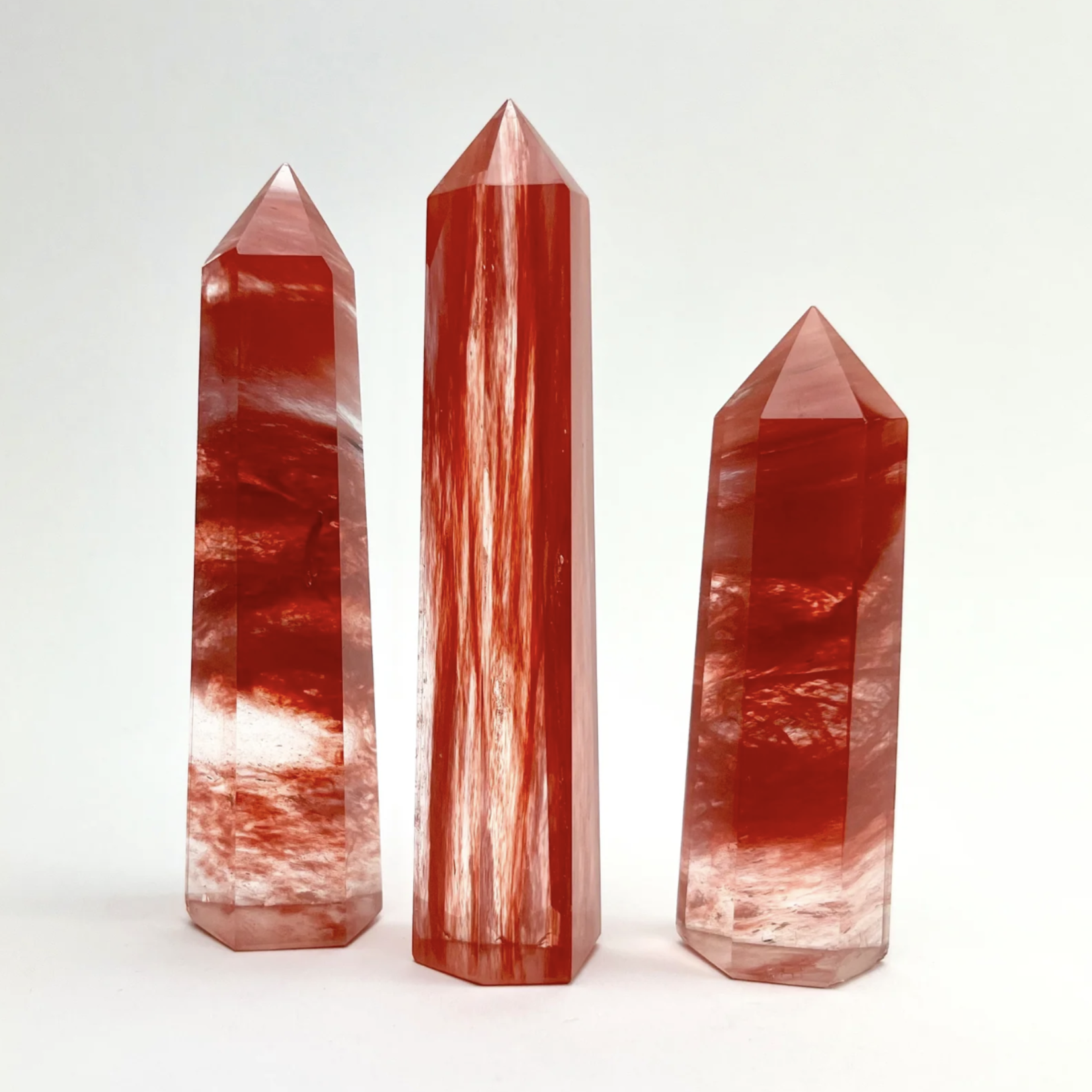 Red Cherry Quartz Tower | 90-110mm