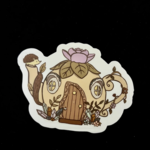 Teapot Fairy House | Vinyl Sticker