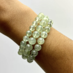 Healing Crystal Bracelet | Prehnite | 7-8mm
