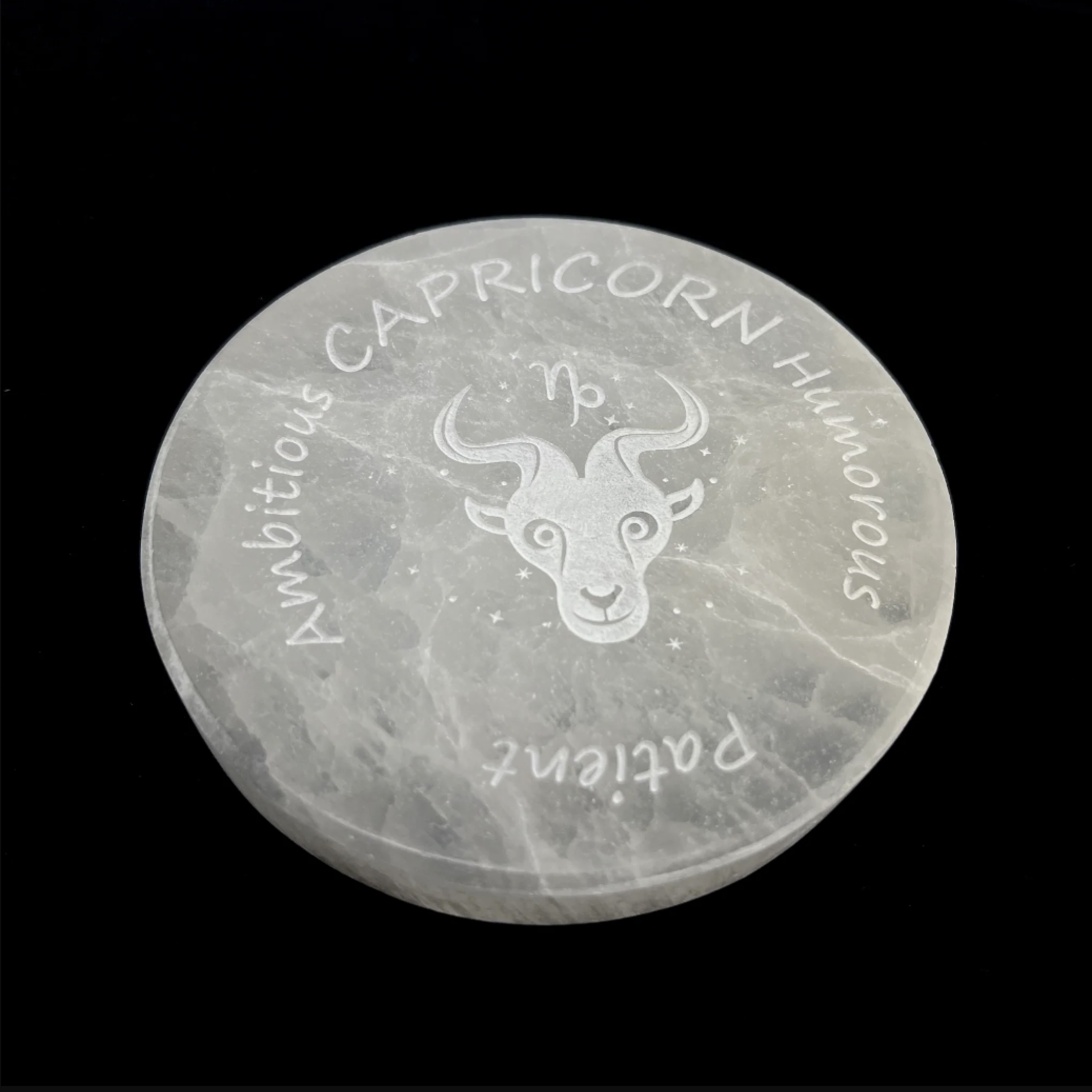 Zodiac Selenite Disc | 95-100mm |