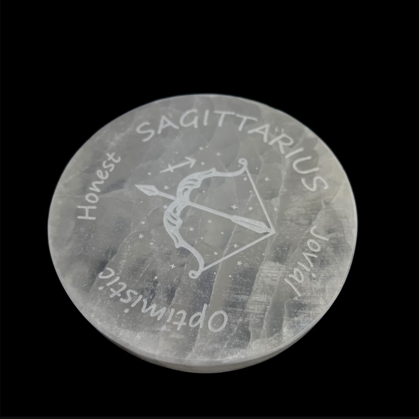 Zodiac Selenite Disc | 95-100mm |