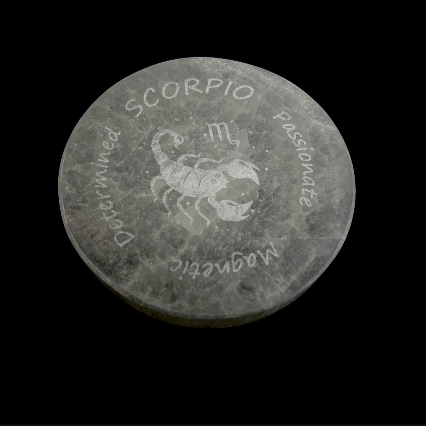 Zodiac Selenite Disc | 95-100mm |