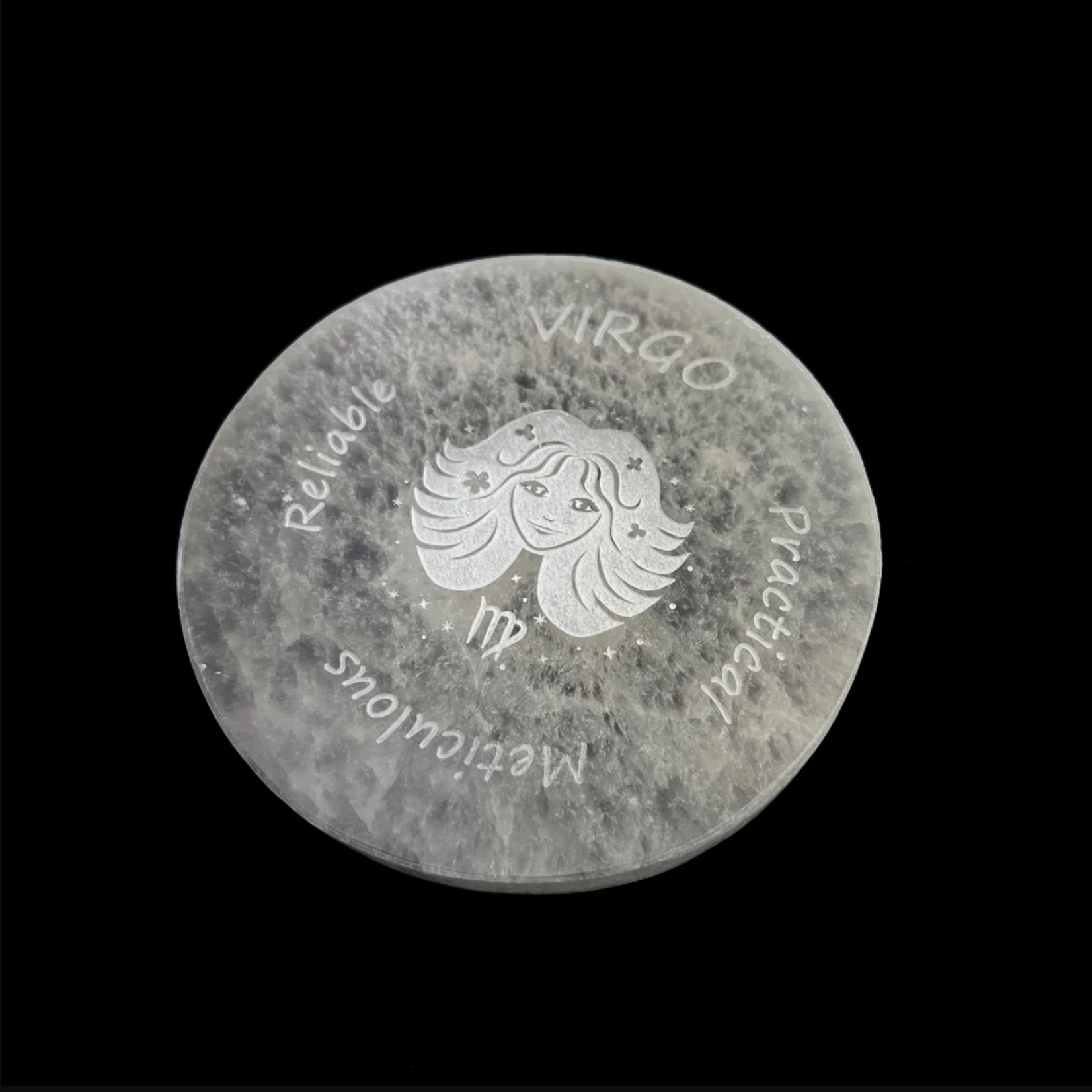 Zodiac Selenite Disc | 95-100mm |