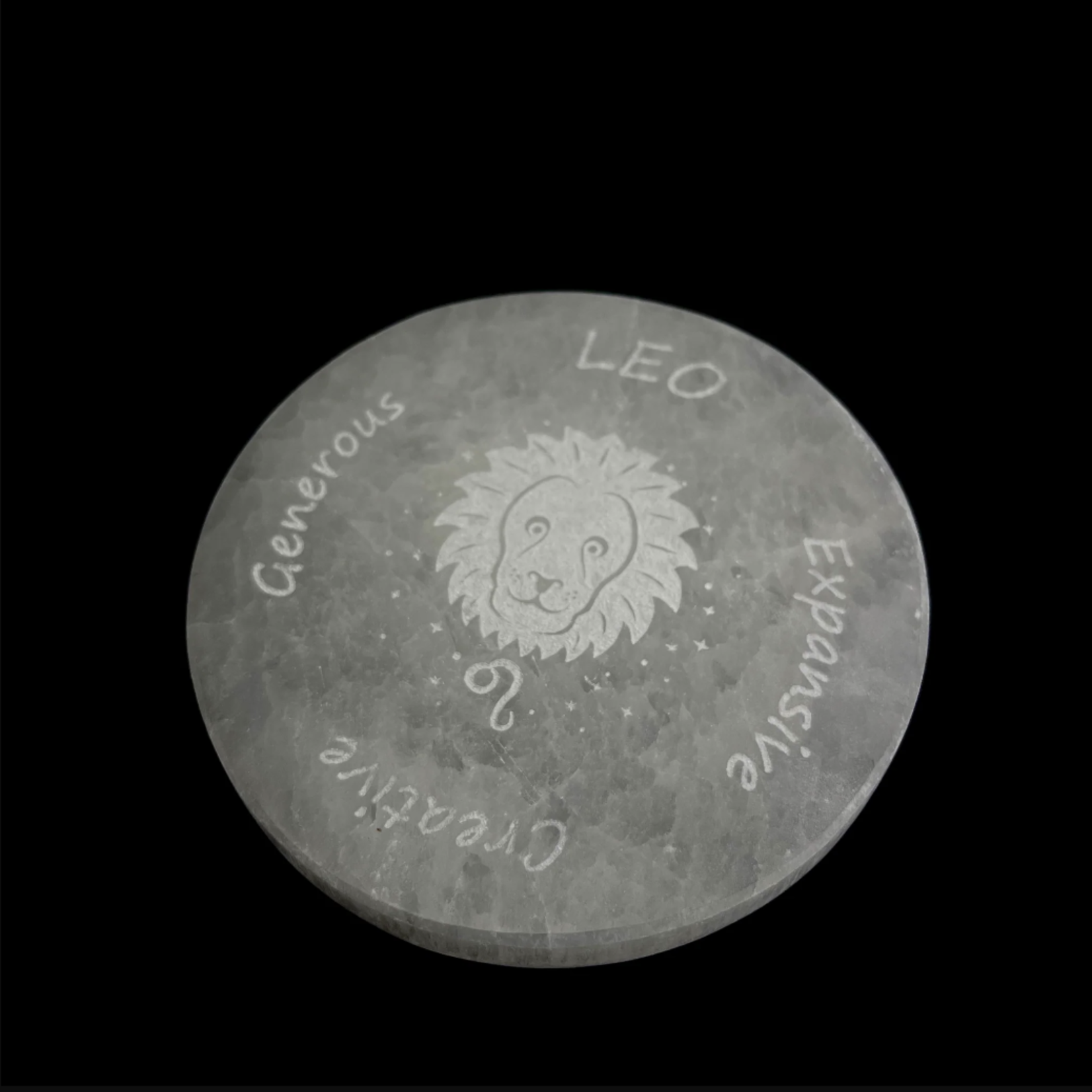 Zodiac Selenite Disc | 95-100mm |