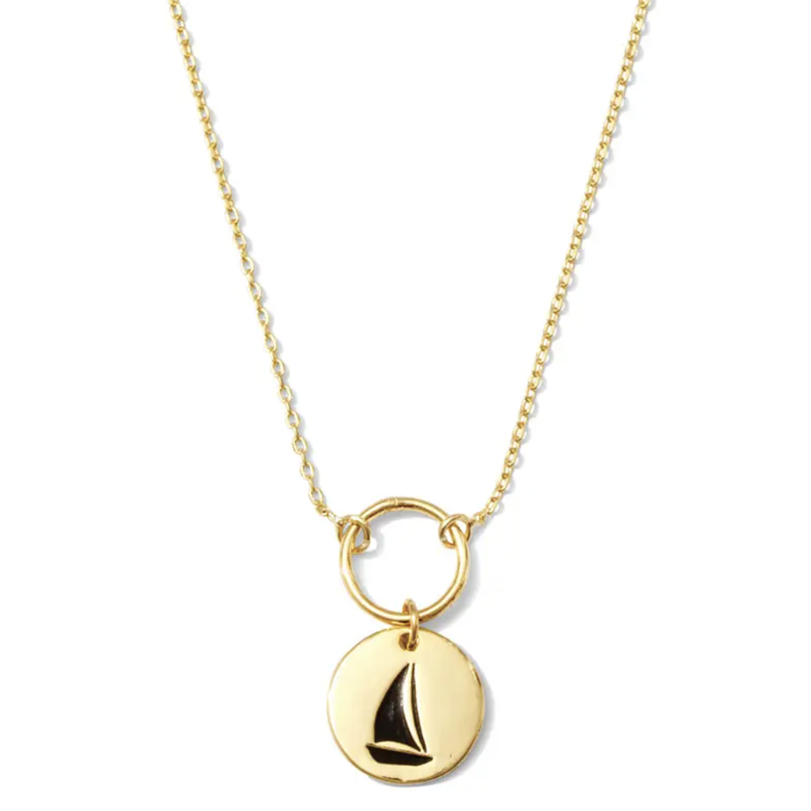 Boat Necklace · Gold