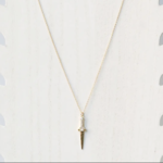 Athame Dagger Charm Necklace · Gold