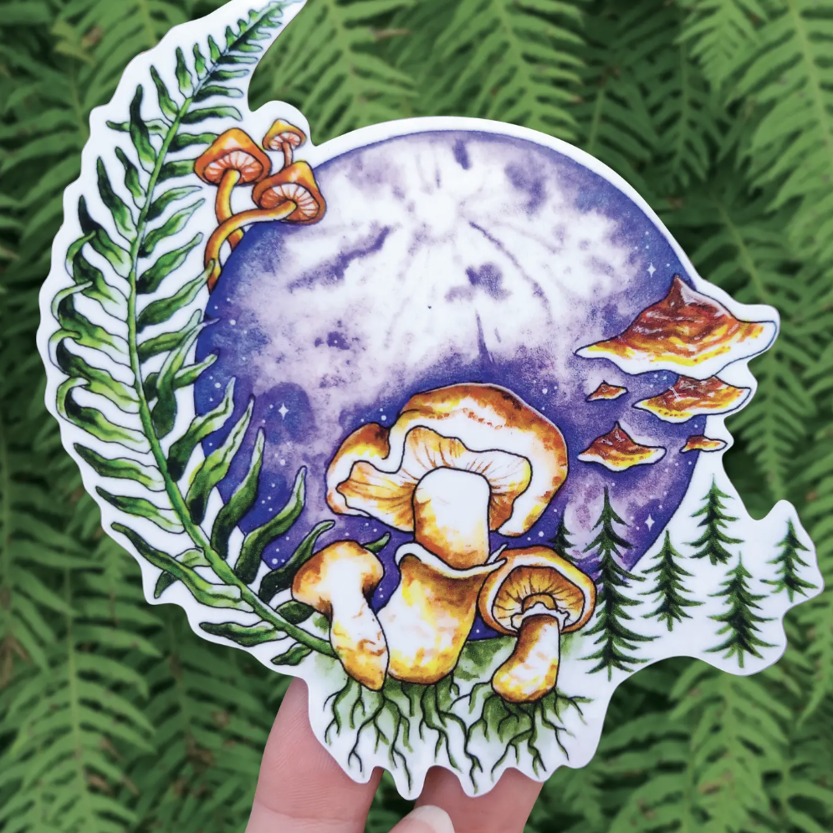 Matsutake Moon | Sticker