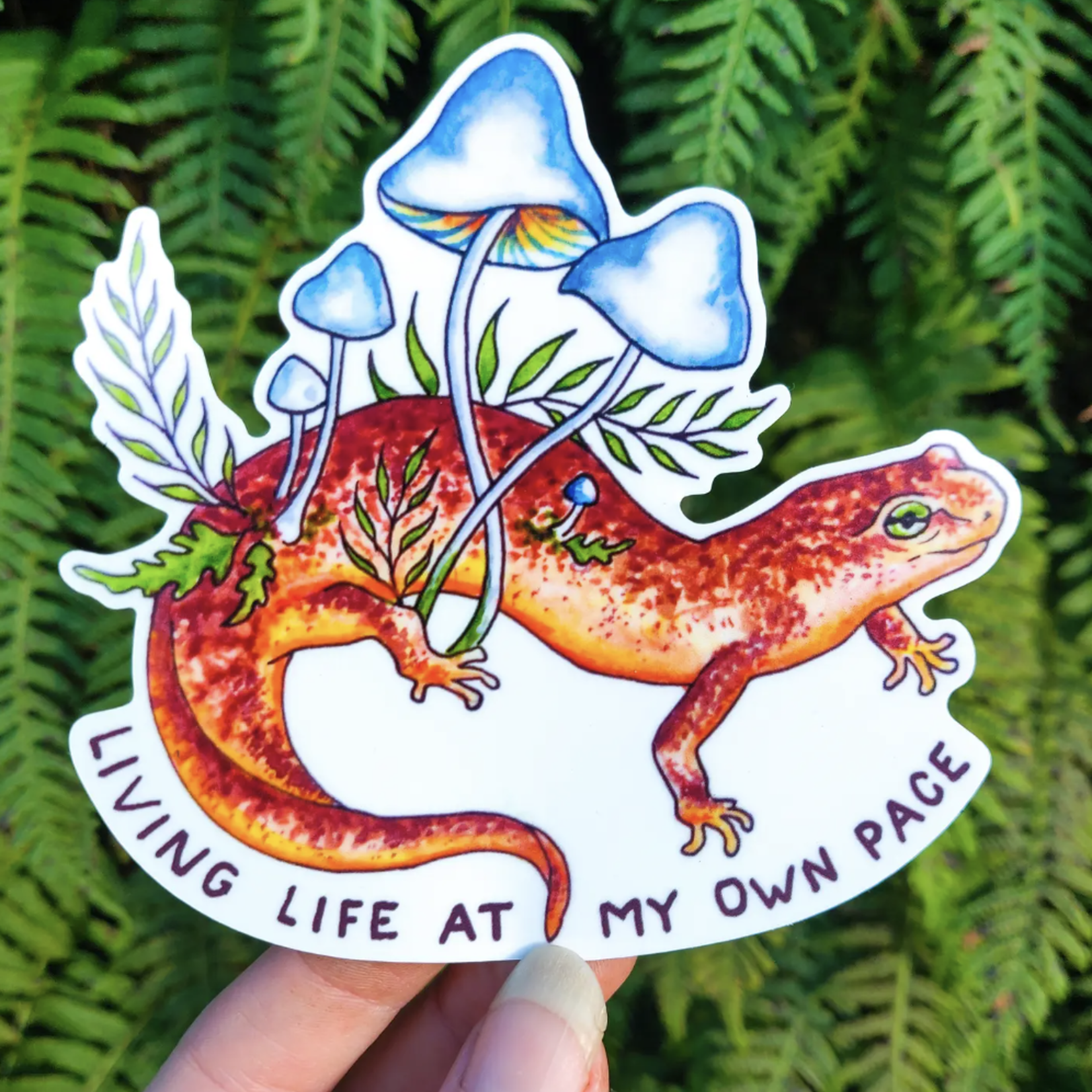Salamander Shroom | Sticker
