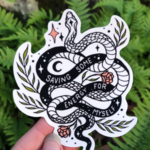 Saving Energy Snake · Sticker