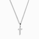 *Cross Necklace · Sterling Silver