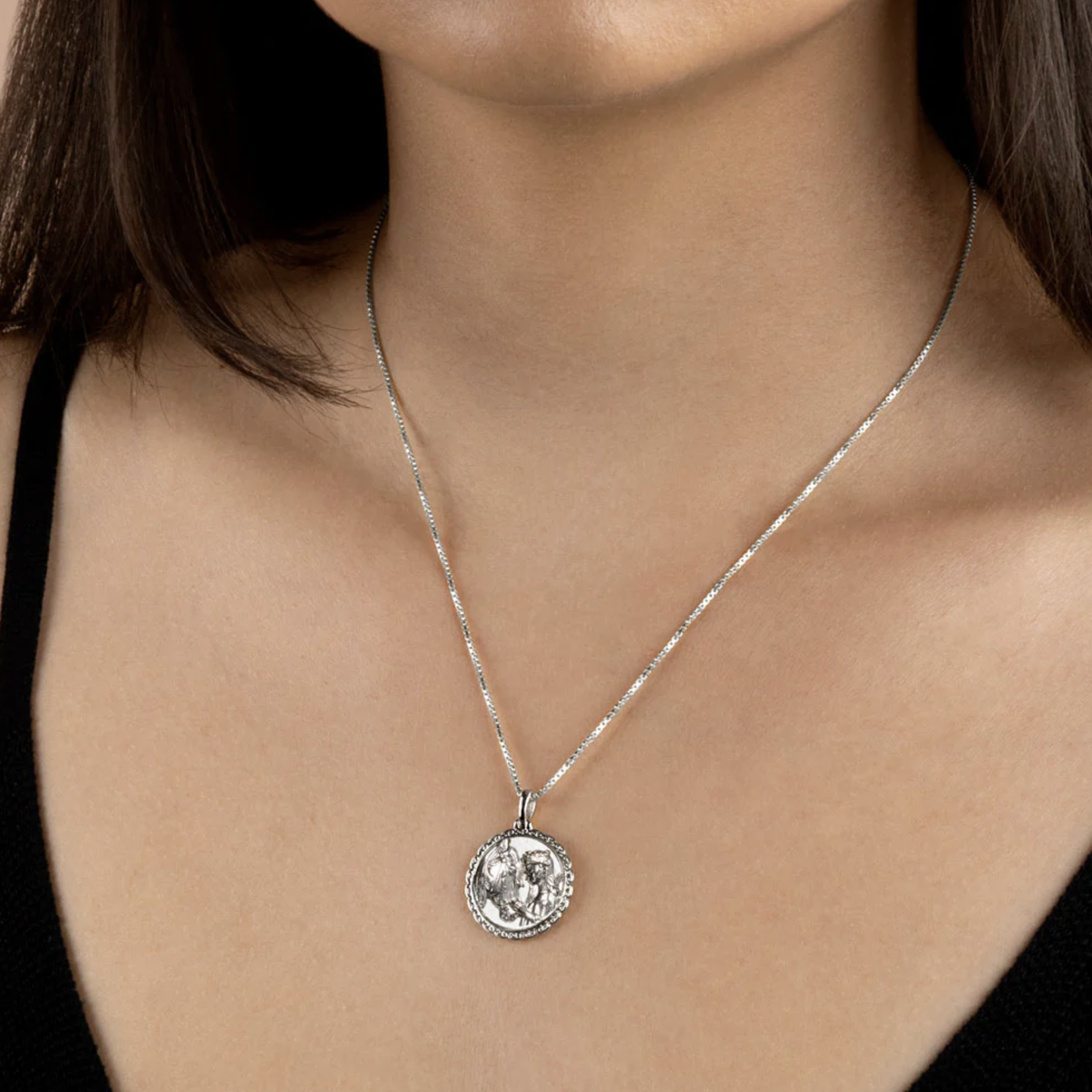 *Rhiannon Standard 16-18" Saturn Chain Necklace · Sterling Silver