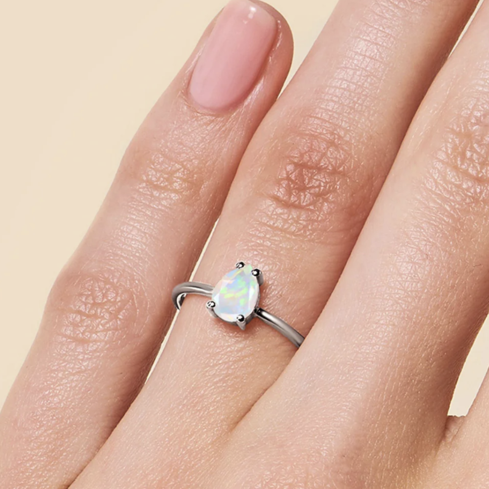 Yonder Glow Opal Ring · Sterling Silver ·