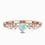 Loveliness Opal Ring · Rose Gold ·