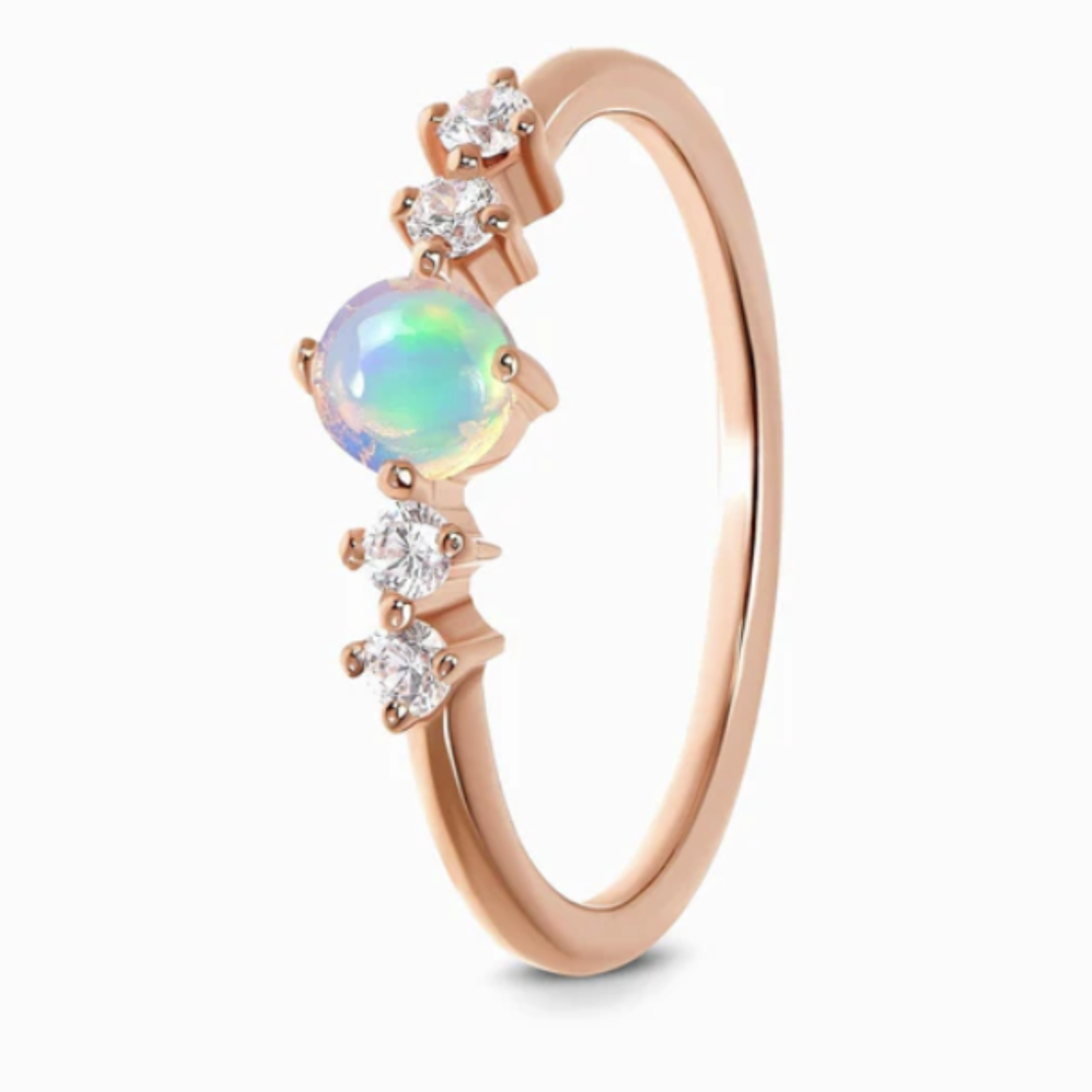 Loveliness Opal Ring · Rose Gold ·
