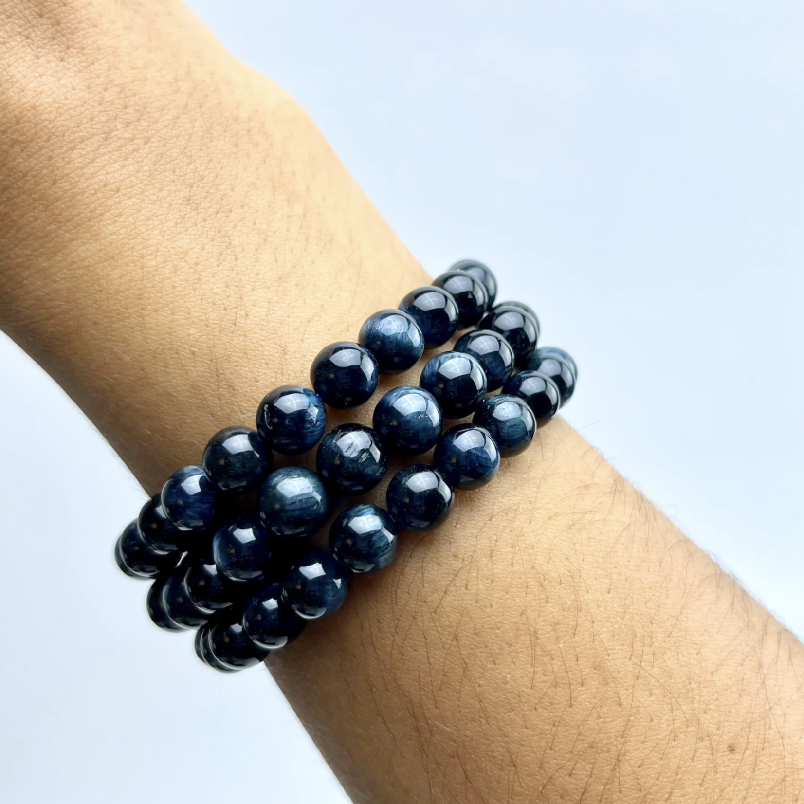 Healing Crystal Bracelet | Blue Tiger Eye | 7-8mm