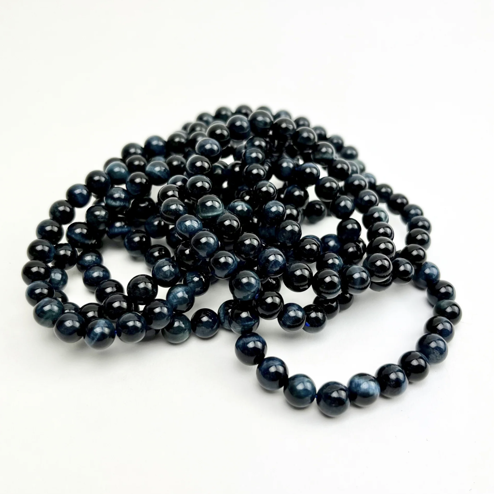 Healing Crystal Bracelet | Blue Tiger Eye | 7-8mm