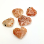 Elite Exports Crystal Hearts | Sunstone | 30mm | India
