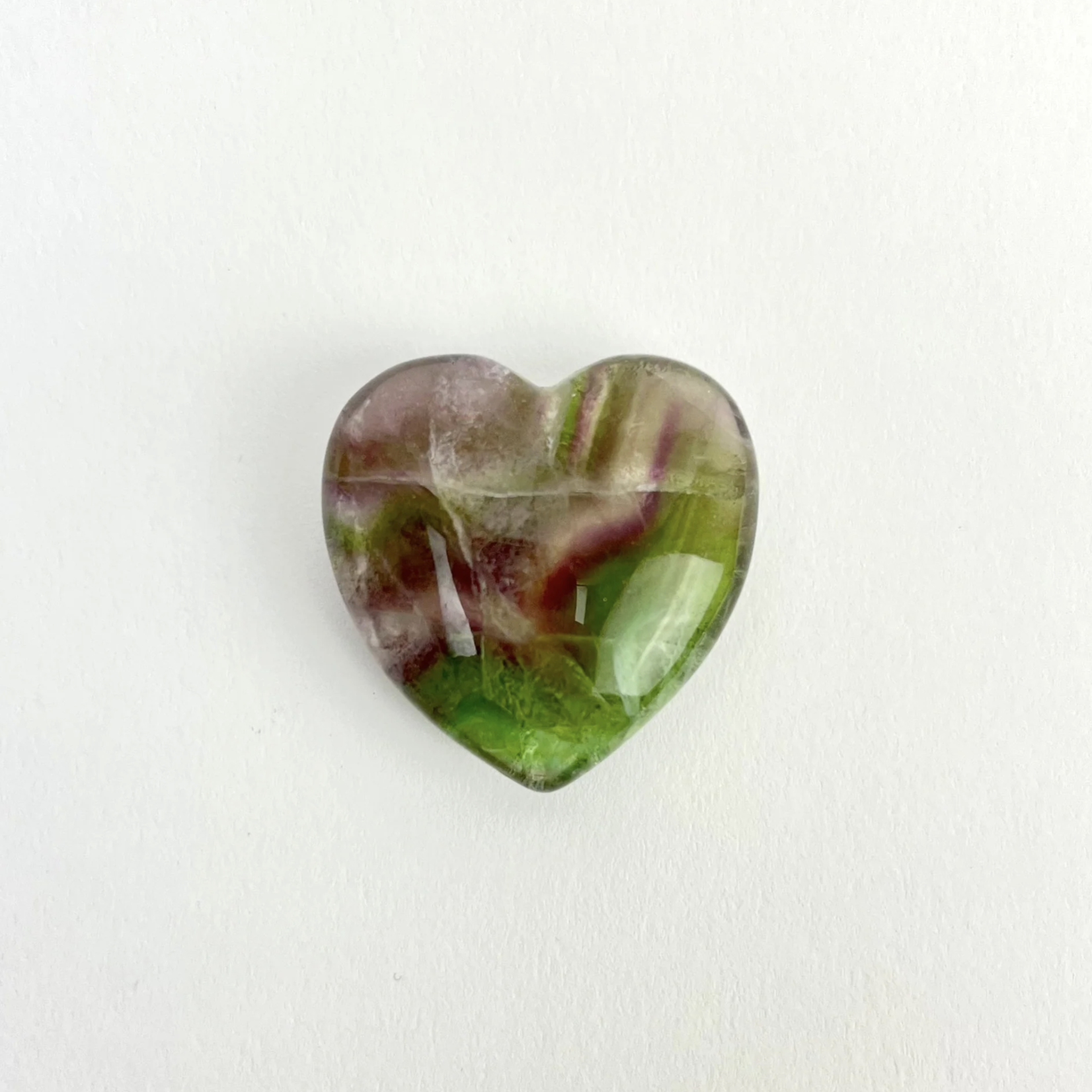 Pocket Hearts | Fluorite | 30mm
