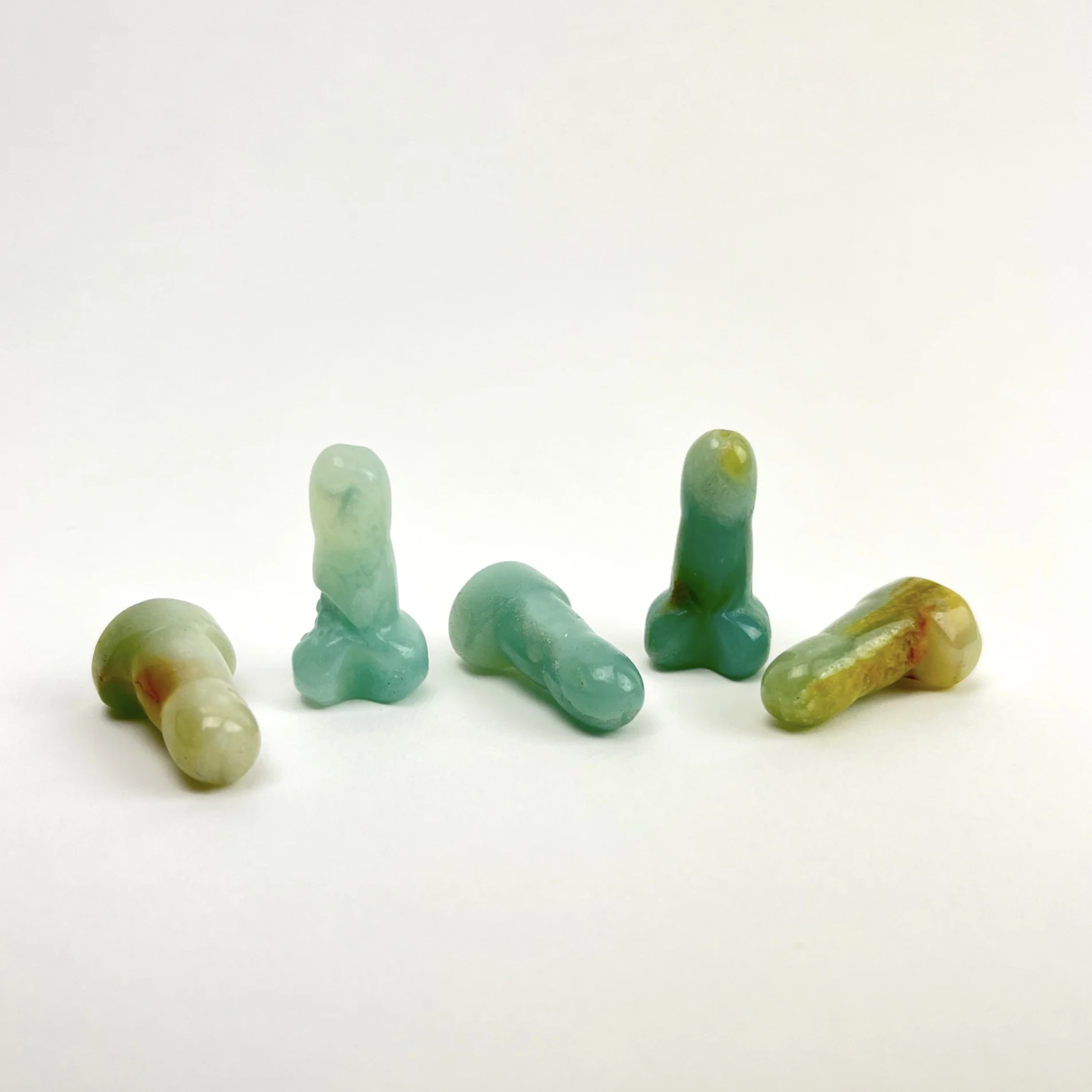 Mini Masculine Wands | Caribbean Calcite 1"